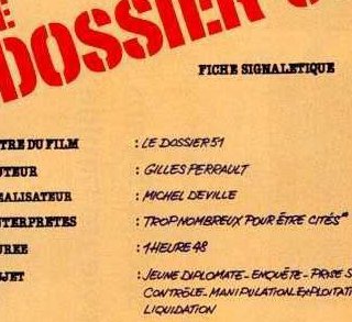 Le dossier 51 - Michel Deville - critique