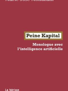 Peine Kapital, Monologue avec l'intelligence artificielle – Marie José Mondzain - chronique livre