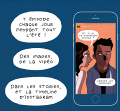 Arte conçoit une bande dessinée sur Instagram 