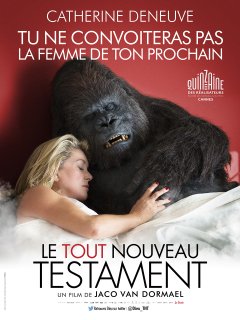 Le Tout Nouveau Testament : Catherine Deneuve s'affiche dans les bras d'un gorille